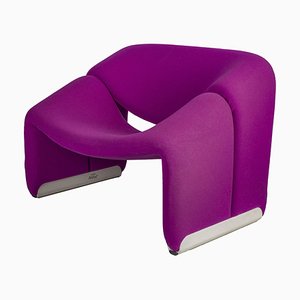 F598 Purple Groovy Chair by Pierre Paulin for Artifort, 1970s