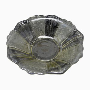 Ciotola Art Deco attribuita a Krosno Glassworks