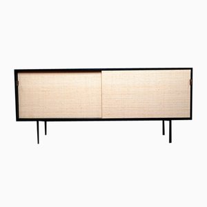 Vintage Black Sideboard by Florence Knoll Bassett for Knoll Inc.