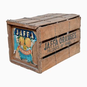 Cajonera de naranjas de Jaffa, años 40