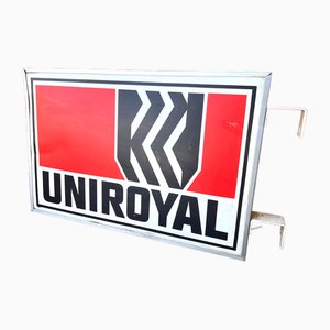 Cartel publicitario original grande de Uniroyal Motor, años 90