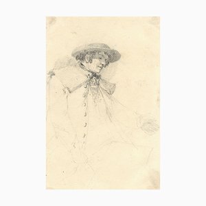 Sir Augustus Wall Callcott RA, Homme, Début du XIXe siècle, Dessin au graphite