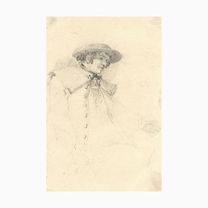 Sir Augustus Wall Callcott RA, Man, Early 19th Century, Graphite Drawing