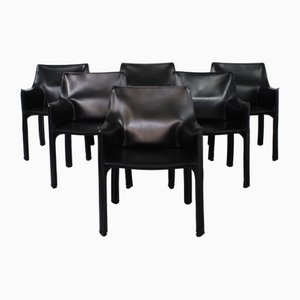 Model 413 Chairs by Mario Bellini for Cassina, Set of 2
