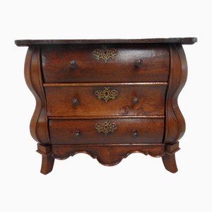 Dutch Oak Miniature Chest of Drawers