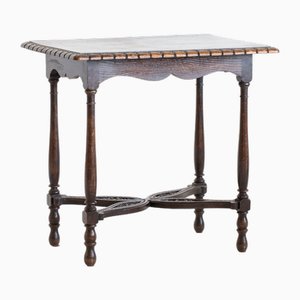French Oak Side Table, 1920s