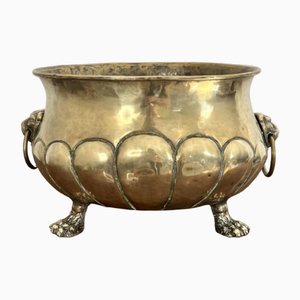 Victorian Brass Planter, 1880s