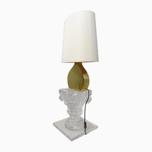 Italian Table Lamp in Polished Brass, 1980s