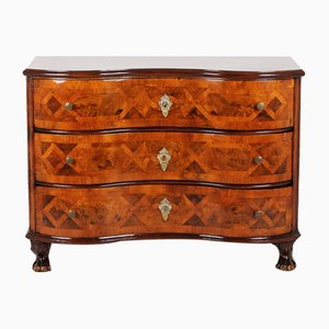 Small Baroque Chest of Drawers with Diamond Pattern, 1760s