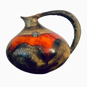 Jarrón alemán de cerámica de Kurt Tschörner para Ruscha 313, años 60