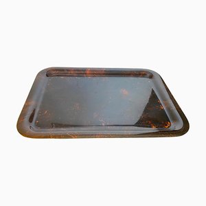 Mid-Century Faux Tortoiseshell Tray attributed Christian Dior, 1970s