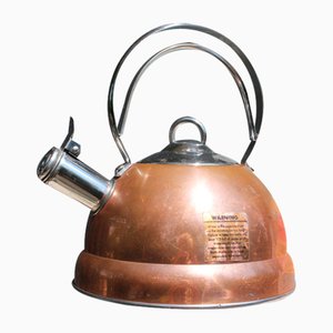 Copper Plated Teapot in Stainless Steel
