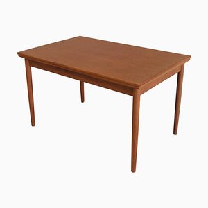 Mid-Century Modern Extendable Danish Teak Dining Table from Am Mobler, 1960s
