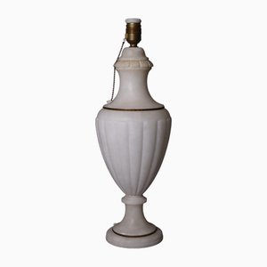 Large Neoclassical Alabaster Table Lamp in Amphora Form, 1930s