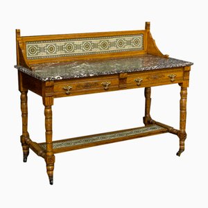 Victorian Oak Washstand