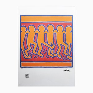 Keith Haring, Composition Figurative, Lithographie, 1990s