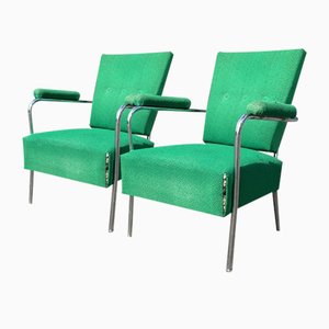 Vintage Armchairs in Bauhaus Style by Joseph Perestegi, 1960s, Set of 2