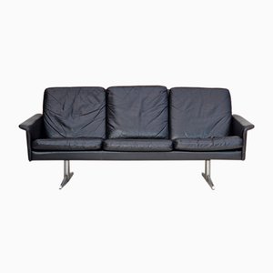 Danish 3 Seater Sofa in Leather by Georg Thams for Vejen Furniture Factory, 1960s