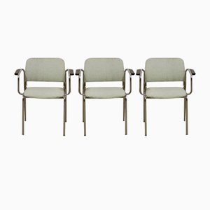 Amanda Tubular Chromed Steel Chairs, 1970s, Set of 3