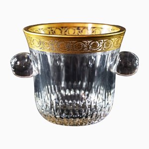 French Saint Louis Crystal Ice Bucket from Thistle