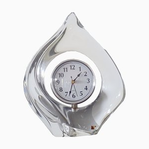 Teardrop Uhr aus Kristallglas von Jean Daum für Daum, 1960