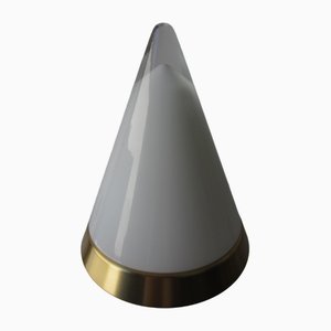Glass Table Lamp in style of Kibo Cone Shape from Peill & Putzler, 1970s