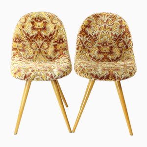 Set of Mid-Century Shell Chairs by Miroslav Navratil, Former Czechoslovakia, 1960s