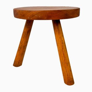 Tabouret Moderniste en Bois, 1950s