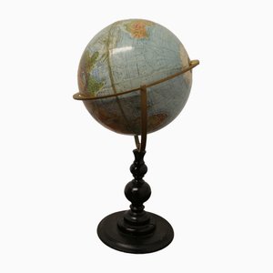 Zweiachsiger Scan Globus mit erhabener Topographie, 1960er