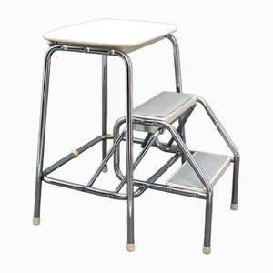 Tabouret Vintage en Métal, 1980s