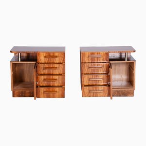 Art Deco Chests of Drawers in Rosewood, France, 1930s, Set of 2