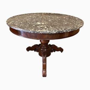 Centre de Table avec Plateau en Marbre, France, 1830s