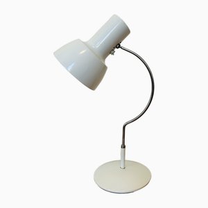 Lámpara de mesa blanca de Josef Hurka para Napako, años 70
