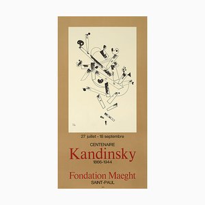 Kandinsky, Póster de exposición, años 60, Litografía