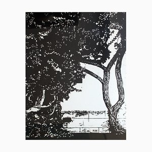 Jolanta Babicz, Le Jardin, 2009, Linogravure