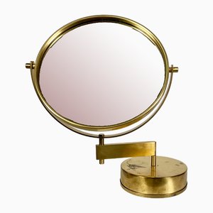 Mid-Century Brass Table Mirror by Hans-Agne Jakobsson, 1960s