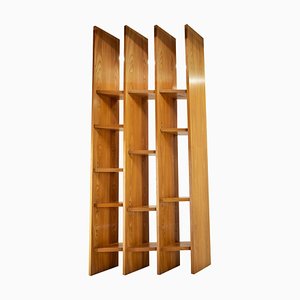 Modernes Mid-Century Bücherregal aus Holz, 1960er