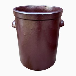 Large Vintage Earthenware Pot, 1930s