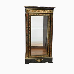 Französische Boulle Vitrine mit Intarsie