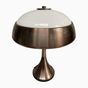 Lámpara de mesa hongo era espacial, años 70