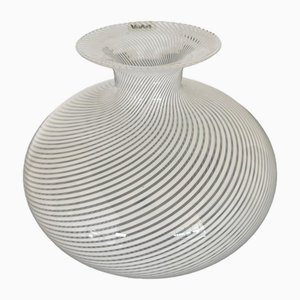 Filigrana Vase in Murano Glass from Veart, 1980s