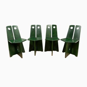 Chaises de Salle à Manger Vintage par Gilbert Marklund, 1970s, Set de 4