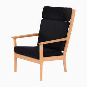 Model GE265A Chair in Oak and Wool by Hans J. Wegner for Getama, 1970s