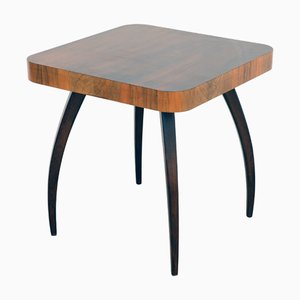 Tavolo Spider H259 in noce di Jindřich Halabala, anni '50