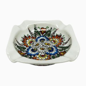 Postmoderner Handbemalter Aschenbecher von Wawel, Polen, 1990er