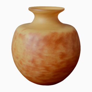 Vase Boule en Pâte de Verre