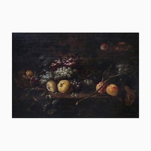 Pieter Van Boekkel or Van Boucle, Still Life with Fruit, 1600s, Oil on Board, Framed