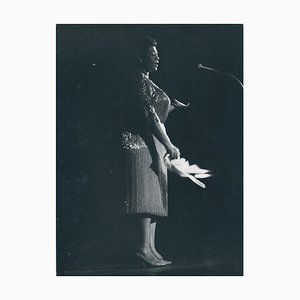 Ella Fitzgerald auf der Bühne, 20. Jahrhundert, Fotografie