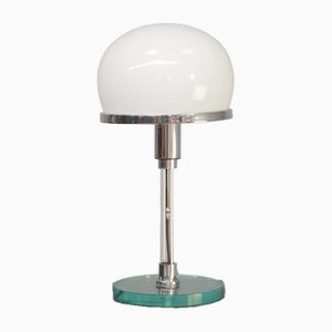 80s Bauhaus Table Lamp ‘Valentino for Metalarte by Wilhelm Wagenfeld, 1980s