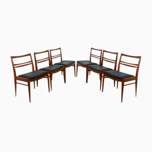 Mid-Century Esszimmerstühle aus Teak, 1960er, 6er Set